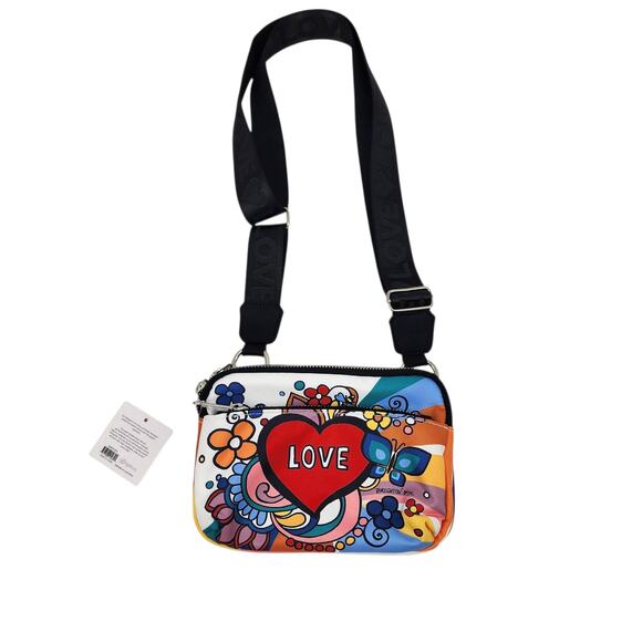 Brighton Power of Love Crossbody Belt Bag NWT - Picture 1 of 8